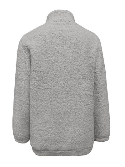 Willemien | Long Sleeve Fleece Zippered Sweatshirt