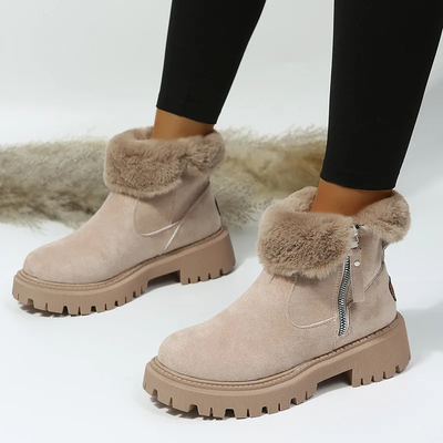 Luisa - Comfortable Winter Boots With Side Zipper