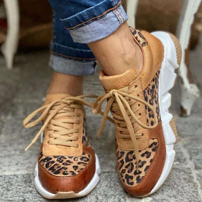 Crissa | Comfy Leopard Print Sneakers