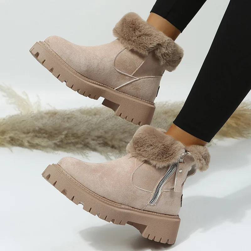 Luisa - Comfortable Winter Boots With Side Zipper