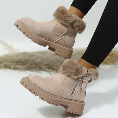 Luisa - Comfortable Winter Boots With Side Zipper