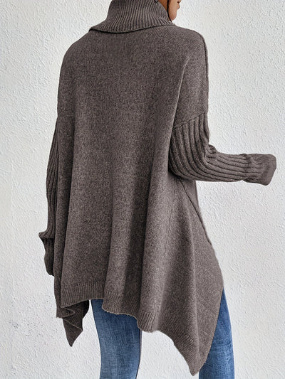 Tahlia | Casual Long Sleeve High Neck Sweater