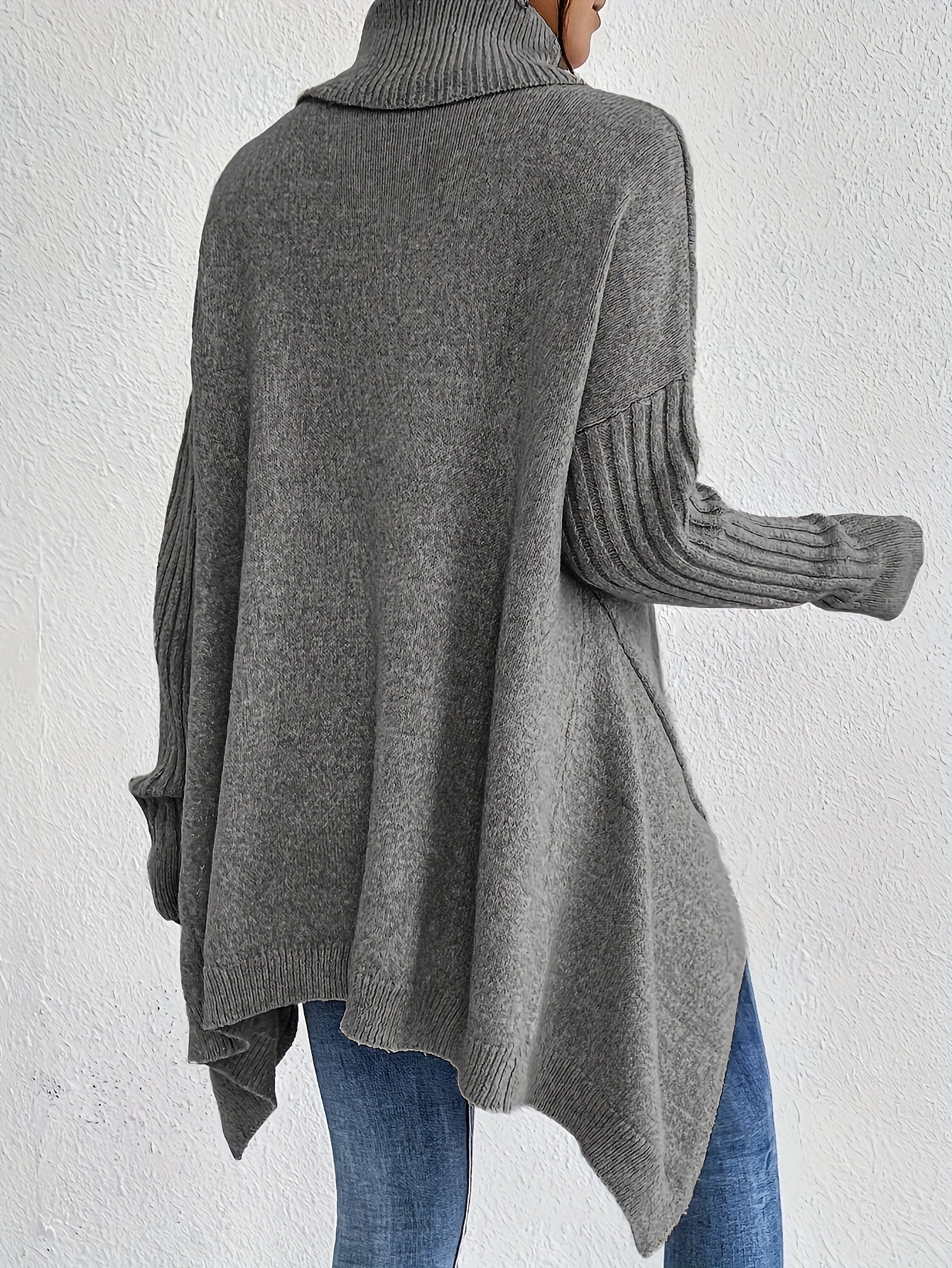 Tahlia | Casual Long Sleeve High Neck Sweater
