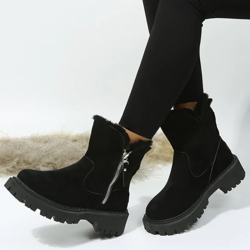 Luisa - Comfortable Winter Boots With Side Zipper