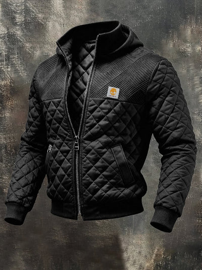 István – Patchwork Jacket with Padding and Multiple Pockets