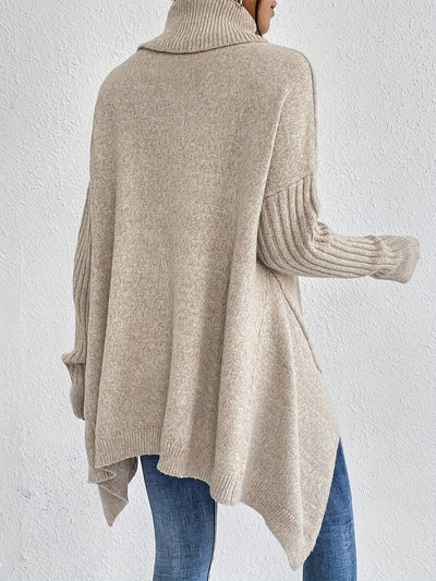 Tahlia | Casual Long Sleeve High Neck Sweater