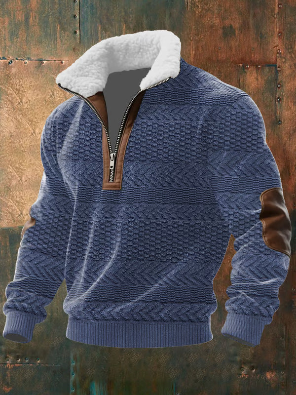 ELIAS™ | ZIP SWEATER WITH WARM COLLAR