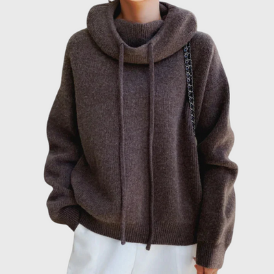 Eden | Drawstring Turtleneck Sweater