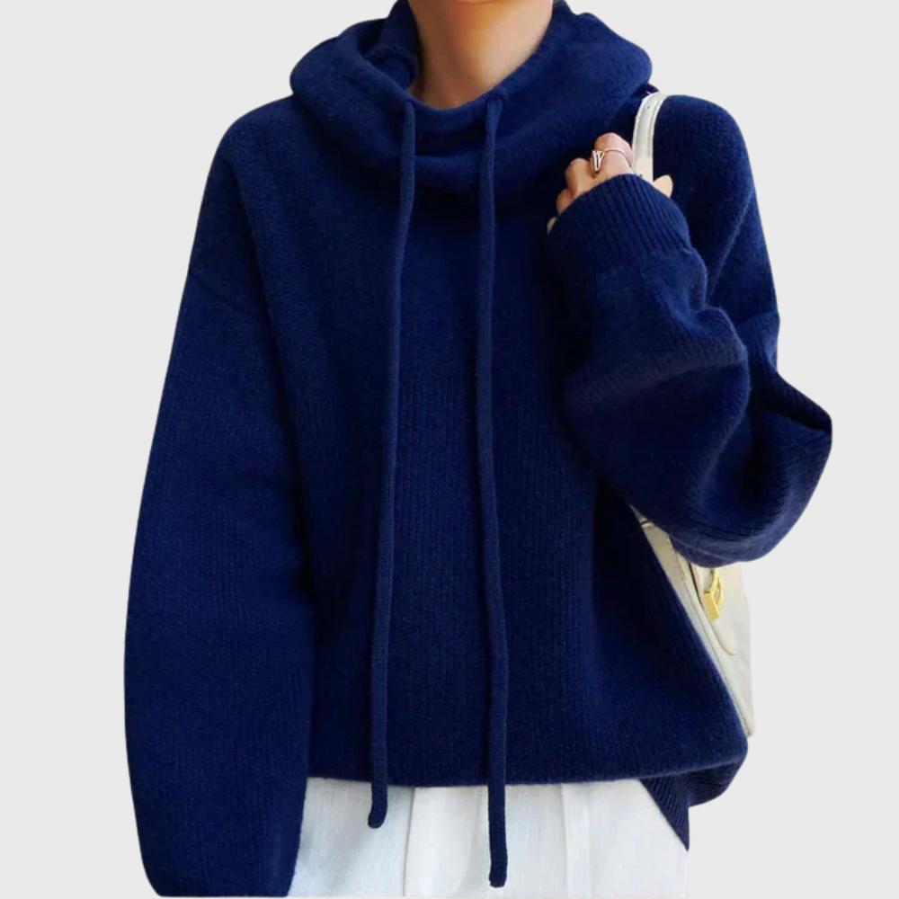 Eden | Drawstring Turtleneck Sweater