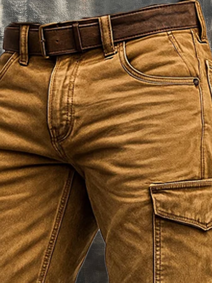 Bracewell - Vintage Style Outdoor Tactical Pants with Multiple Pockets