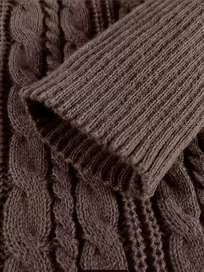 Jakynta - Casual Hooded Sweater Dress