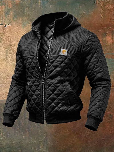 István – Patchwork Jacket with Padding and Multiple Pockets